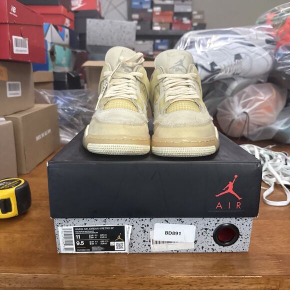 Size 11 - Jordan 4 SP x Off-White Mid Sail W BS301 - Picture 1 of 8